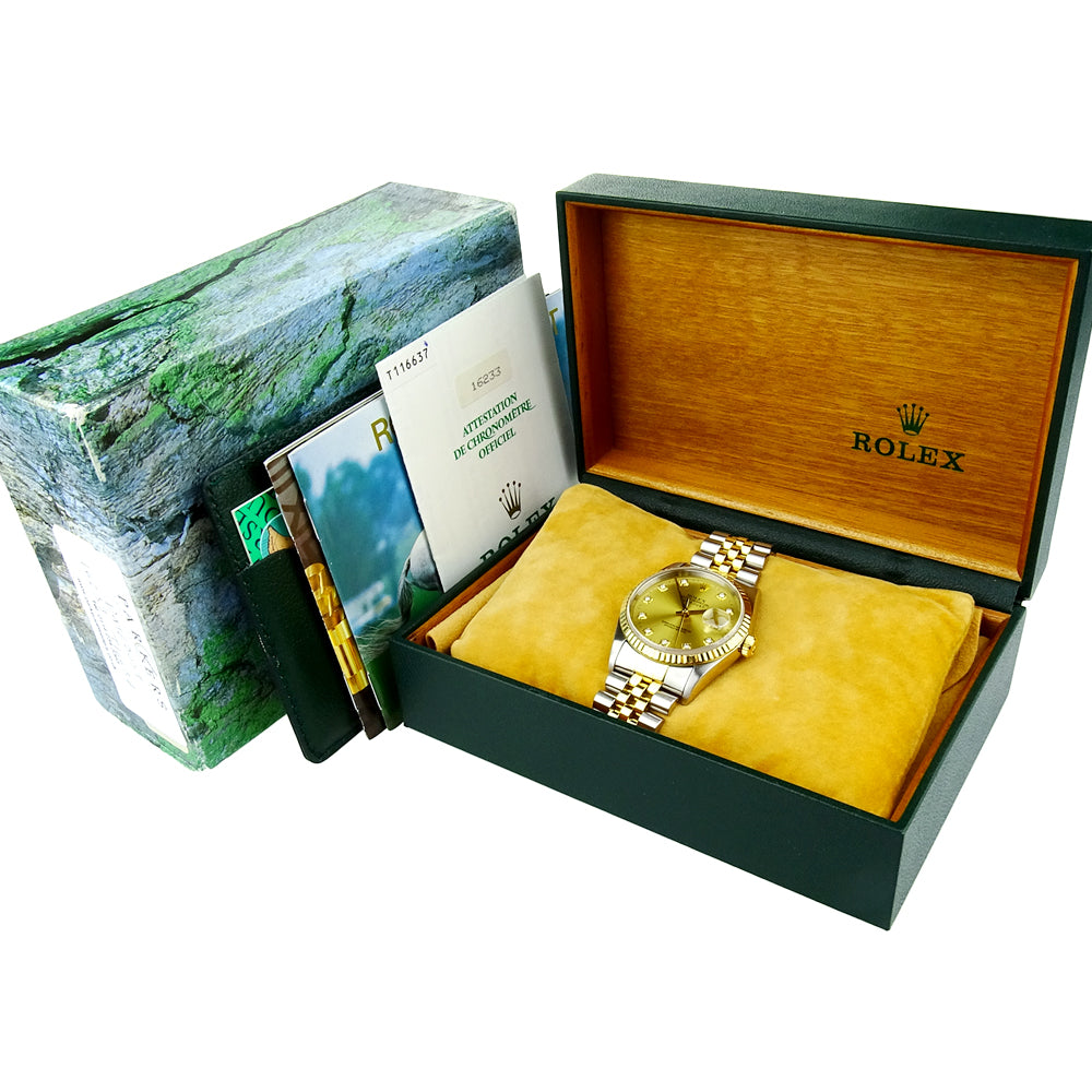Rolex Datejust Steel and Gold 16233