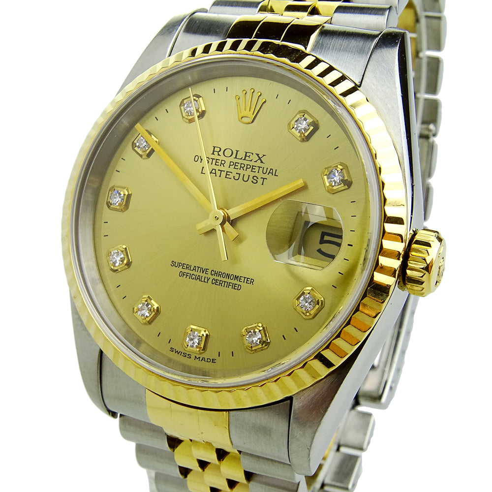 Rolex Datejust Steel and Gold 16233