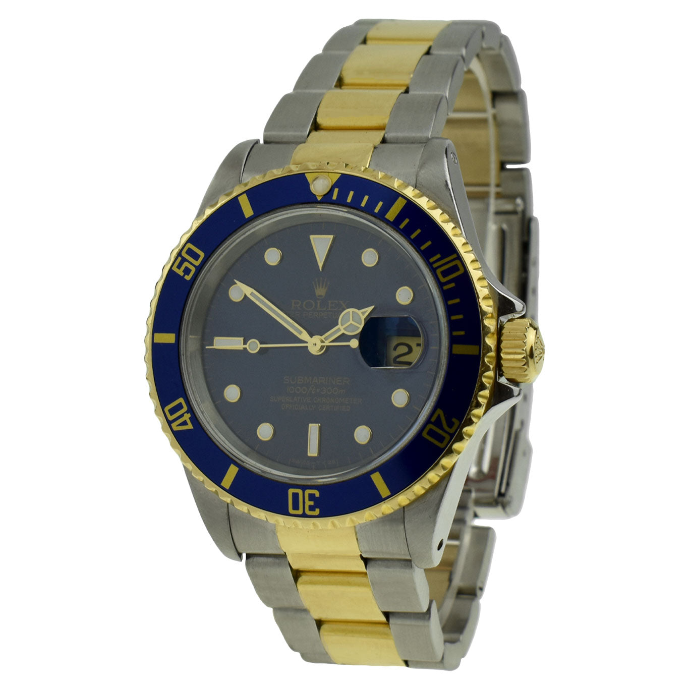 Rolex Submariner Date Stainless Steel & Gold 16613 at Parkers Jewellers