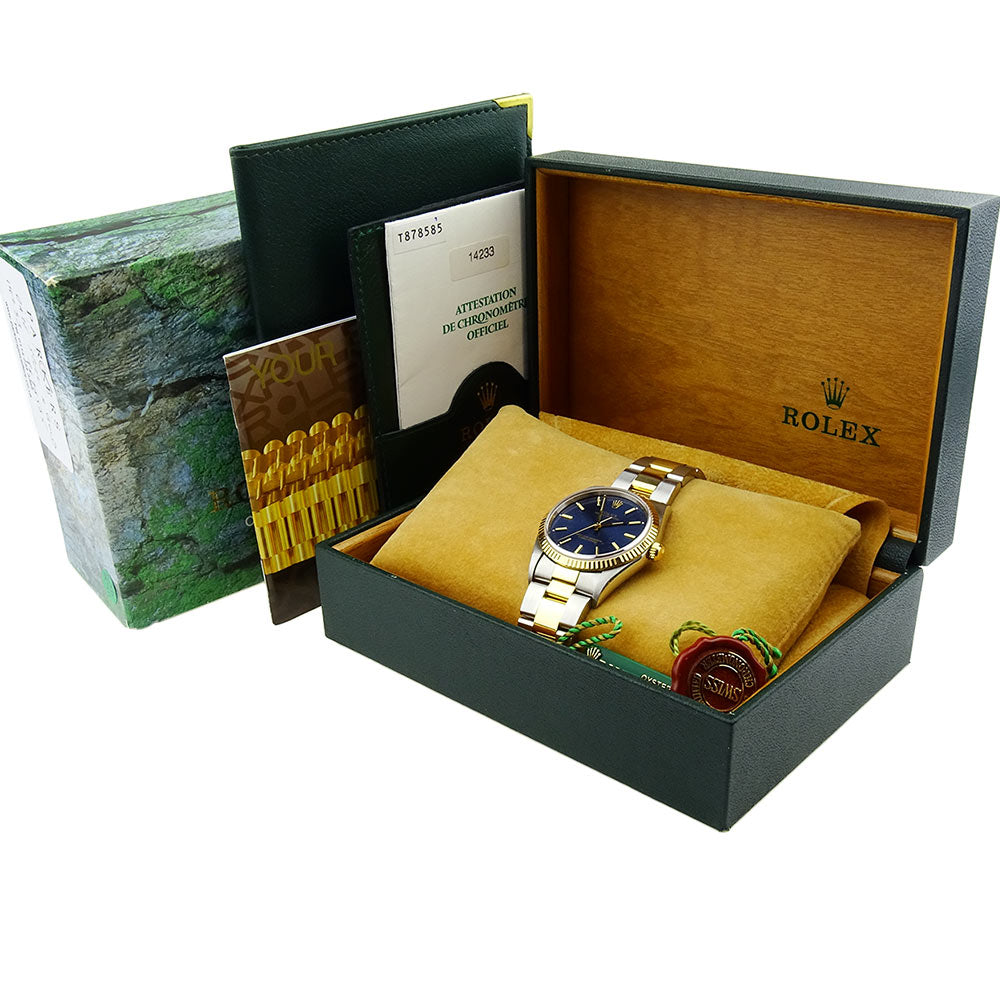 Rolex Oyster Perpetual Steel &amp; Gold 14233