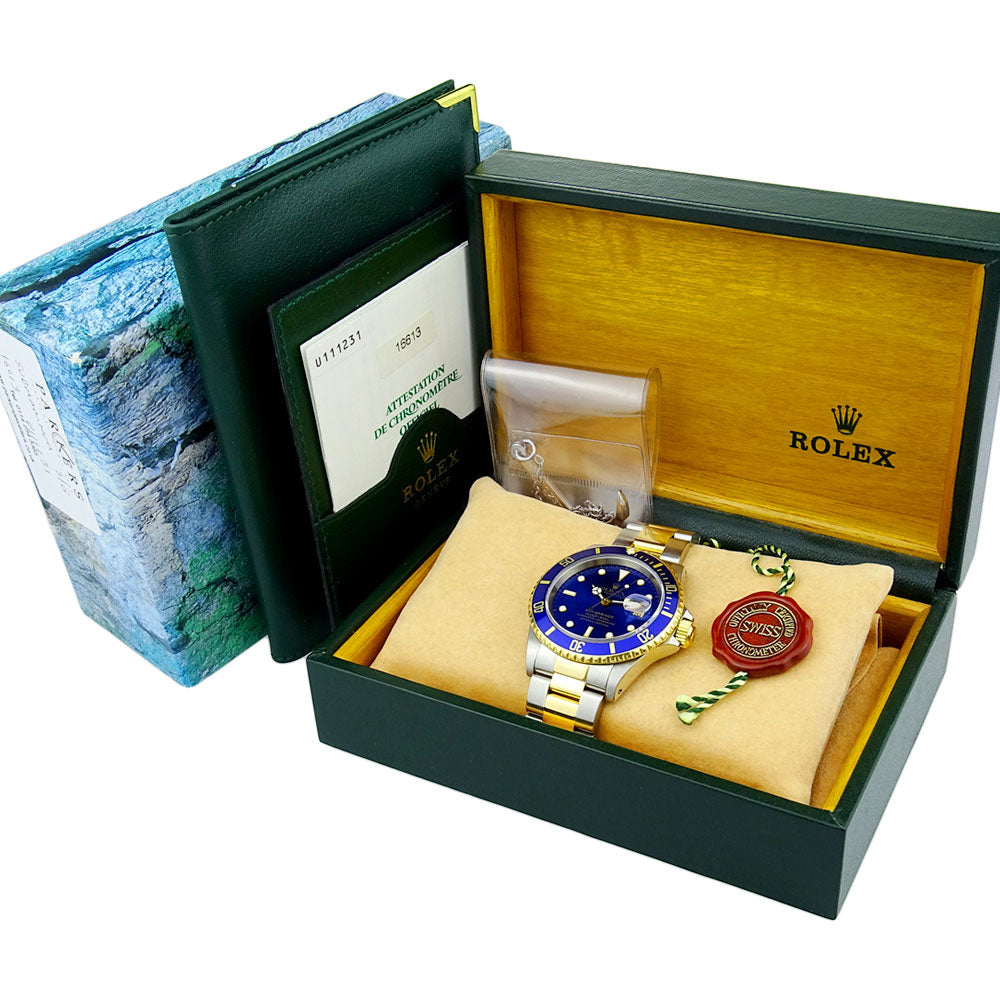 Rolex Submariner Date Steel &amp; Gold 16613