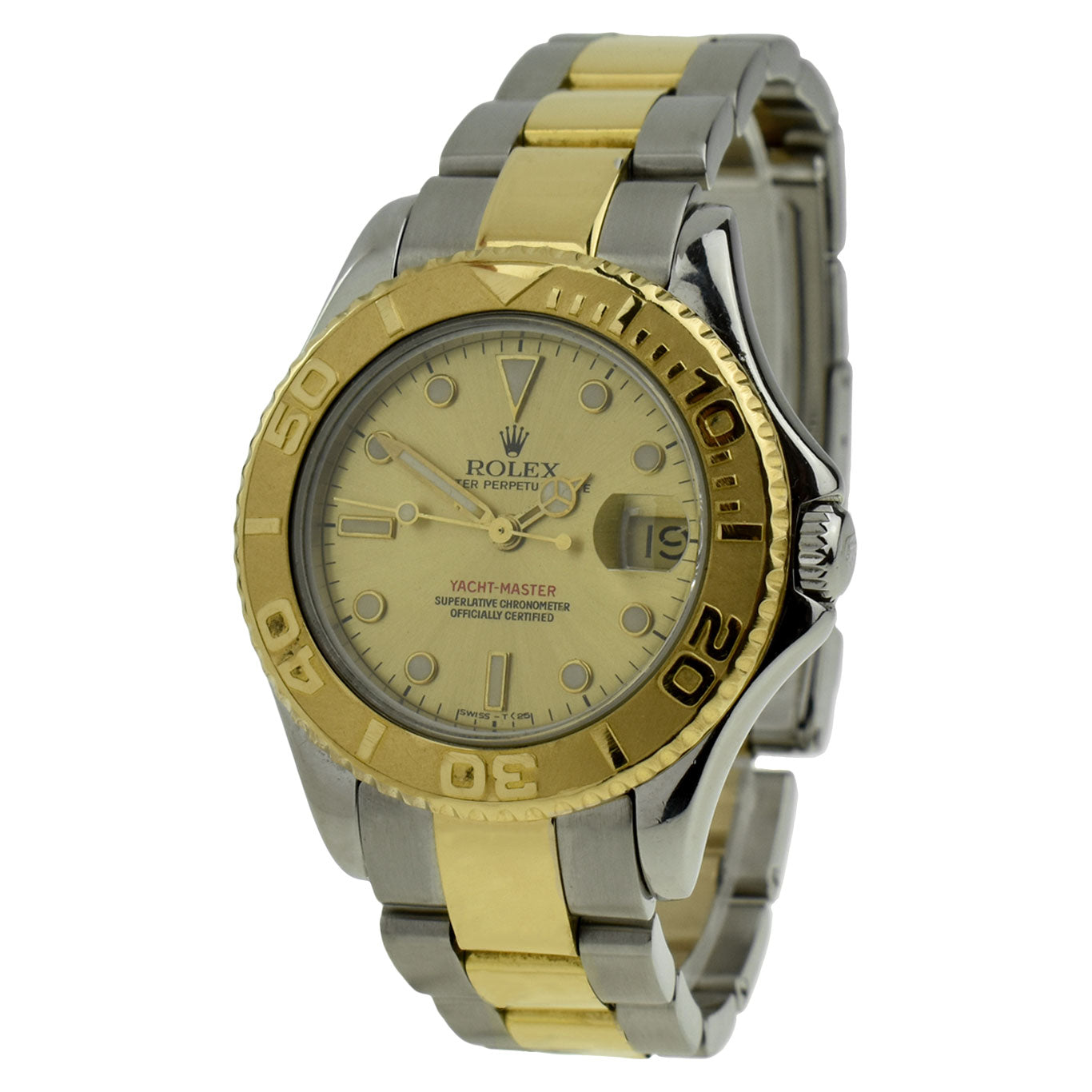 Rolex Yacht-Master Mid Size Steel & Gold 168623 at Parkers Jewellers