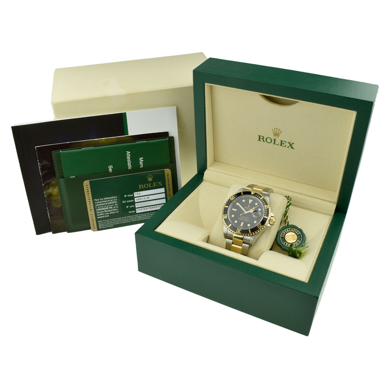 Rolex Submariner Date Stainless Steel &amp; Gold 16613LN