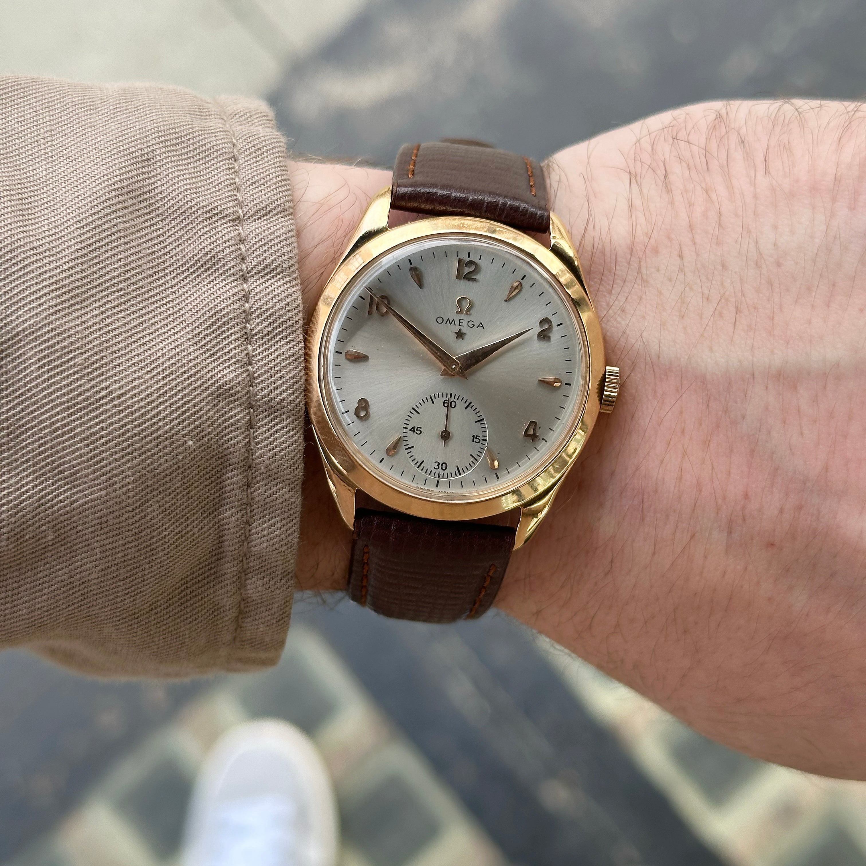 Omega 18ct Rose Gold Teddington 2619