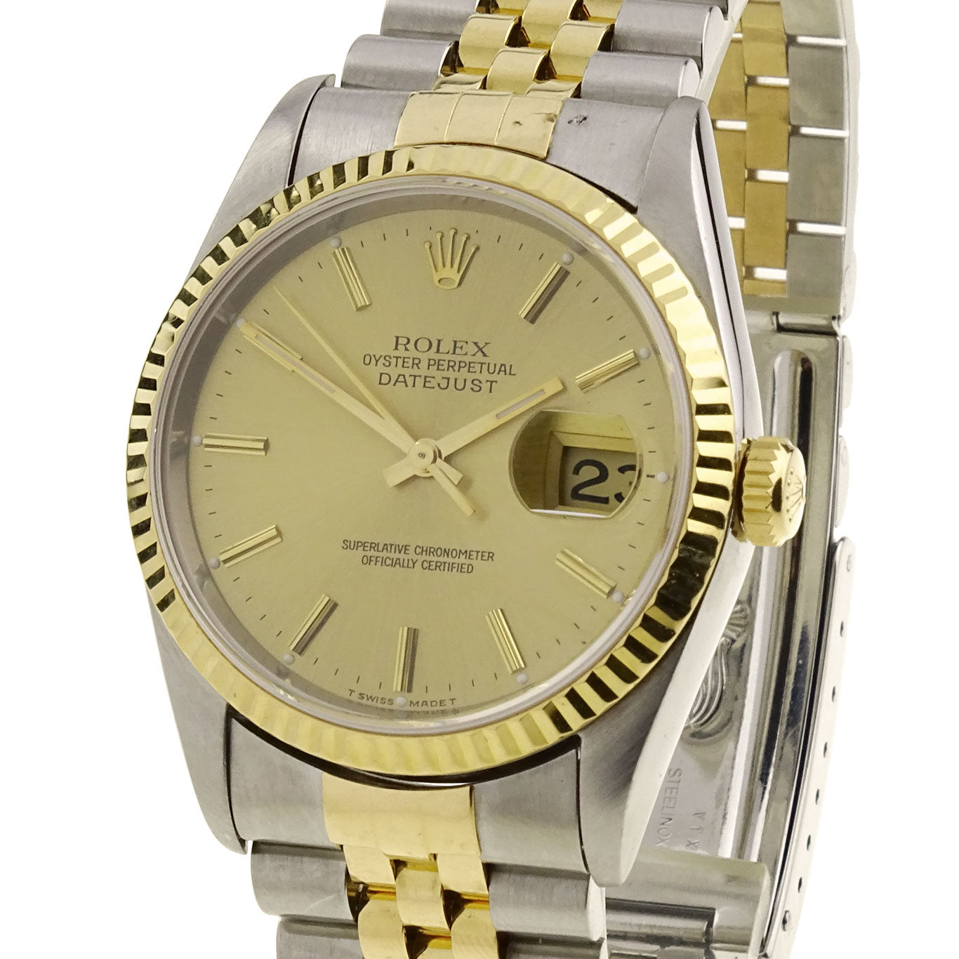 Rolex Datejust Oyster Perpetual Steel and Gold 16233