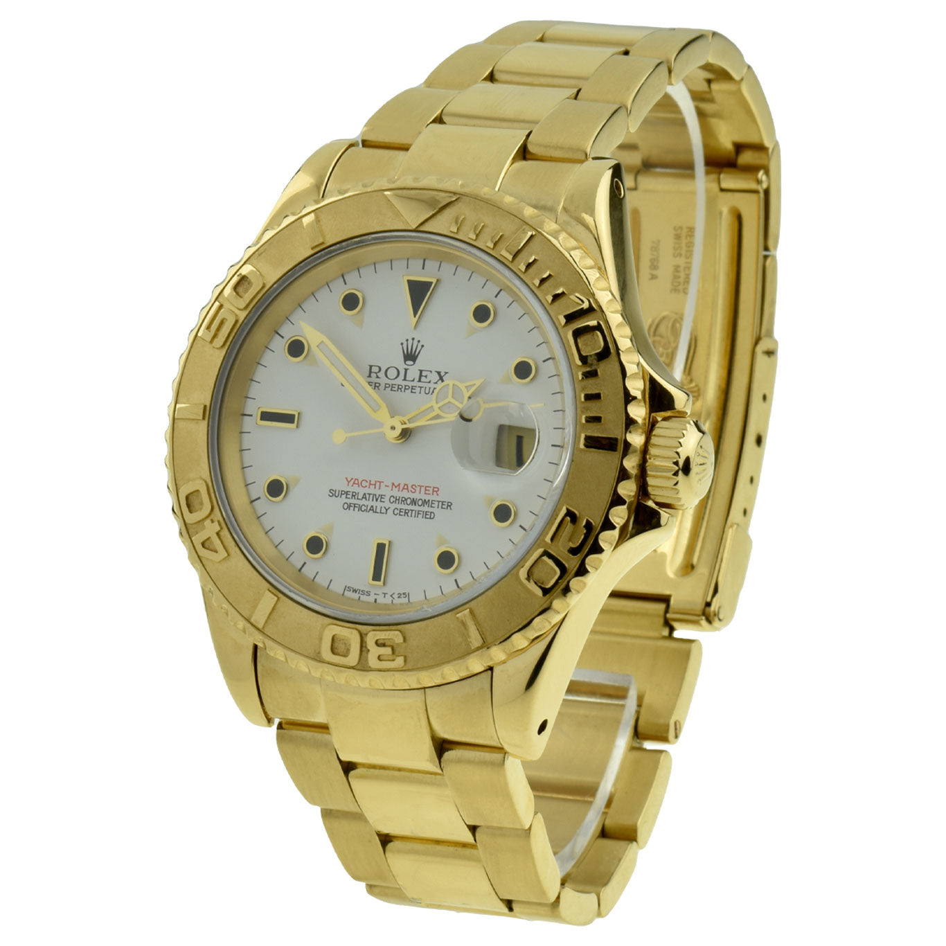 Rolex Yacht-Master Oyster Perpetual 18ct Gold 16628 at Parkers Jewellers
