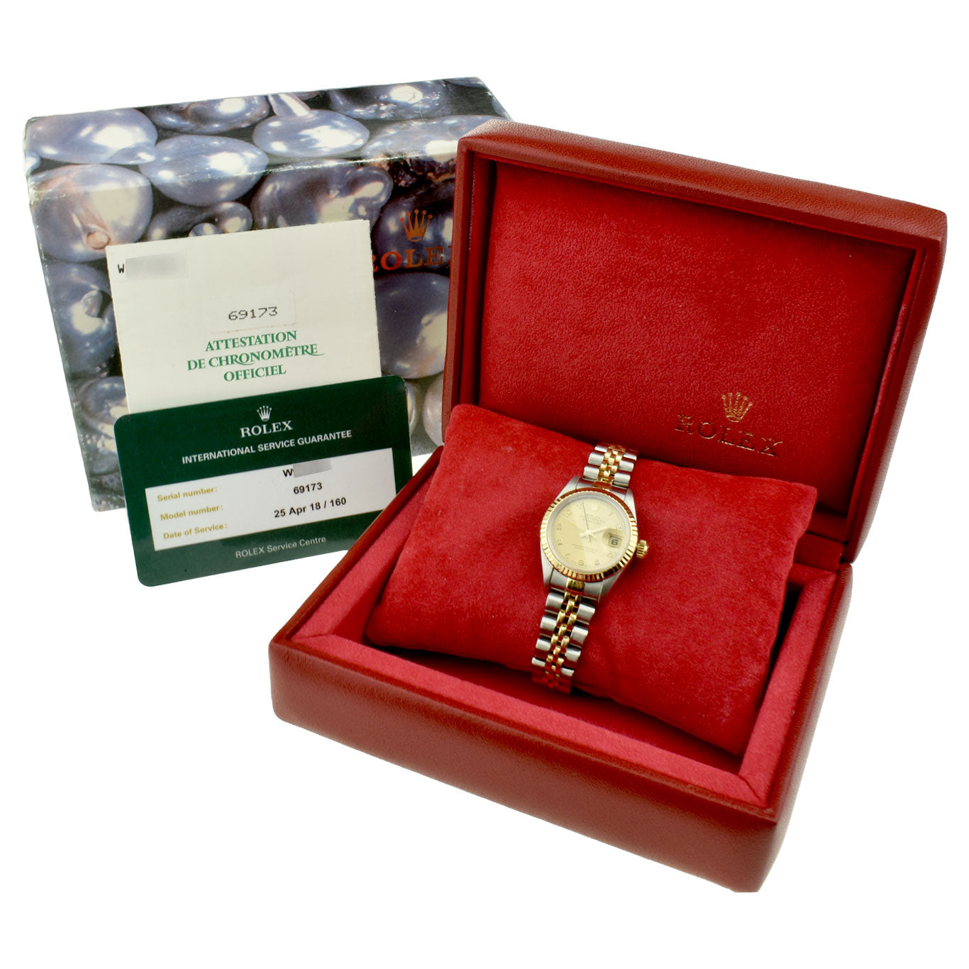 Rolex Lady Datejust Steel &amp; Gold 69173