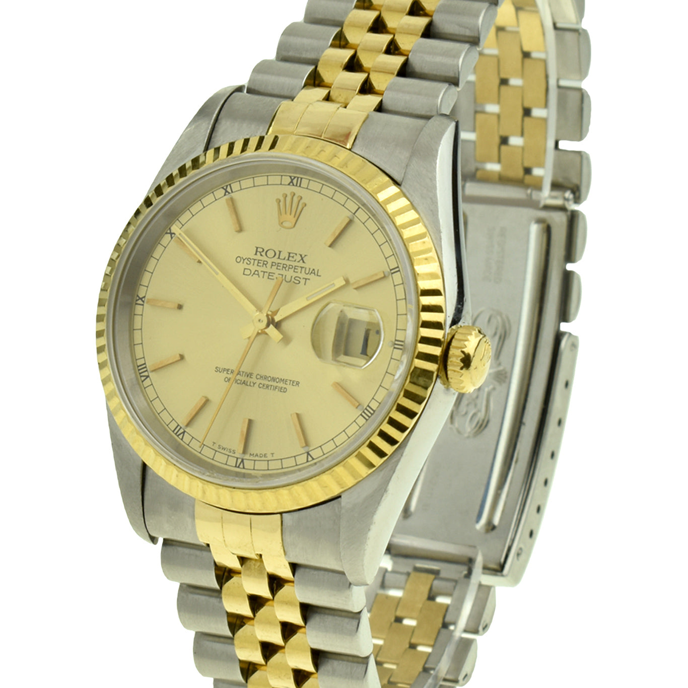 Rolex Datejust Steel and Gold 16233