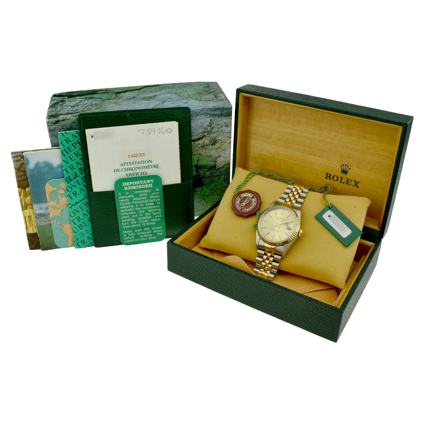 Rolex Datejust Steel and Gold 16233