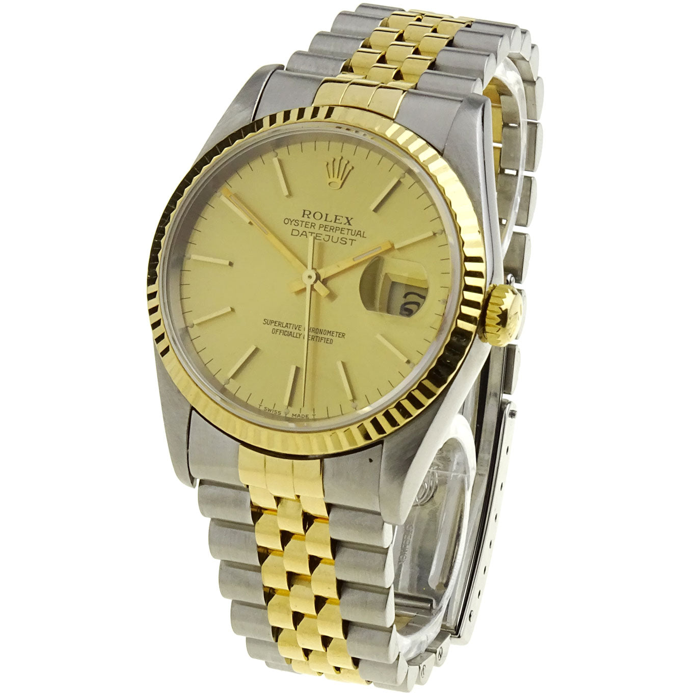 Rolex Datejust Steel and Gold 16233