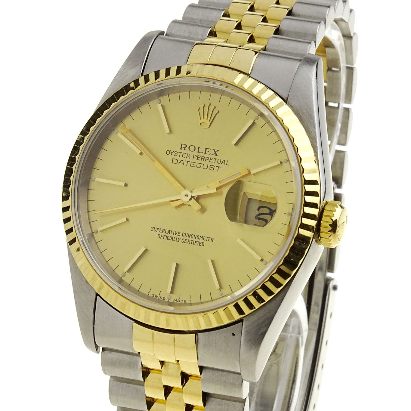 Rolex Datejust Steel and Gold 16233