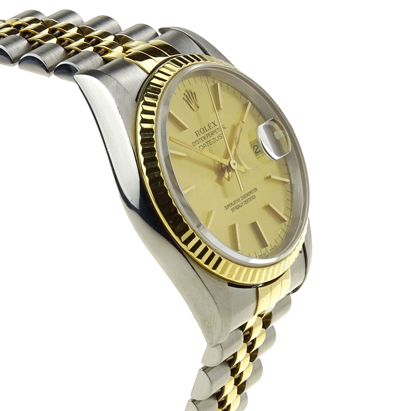 Rolex Datejust Steel and Gold 16233
