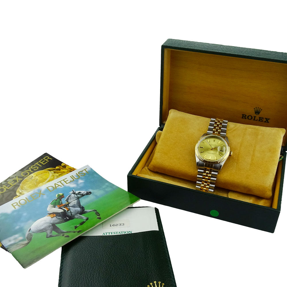 Rolex Datejust Steel and Gold 16233