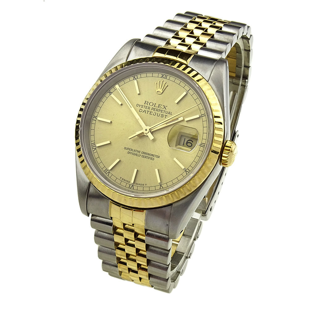 Rolex Datejust Oyster Perpetual Steel and Gold 16233
