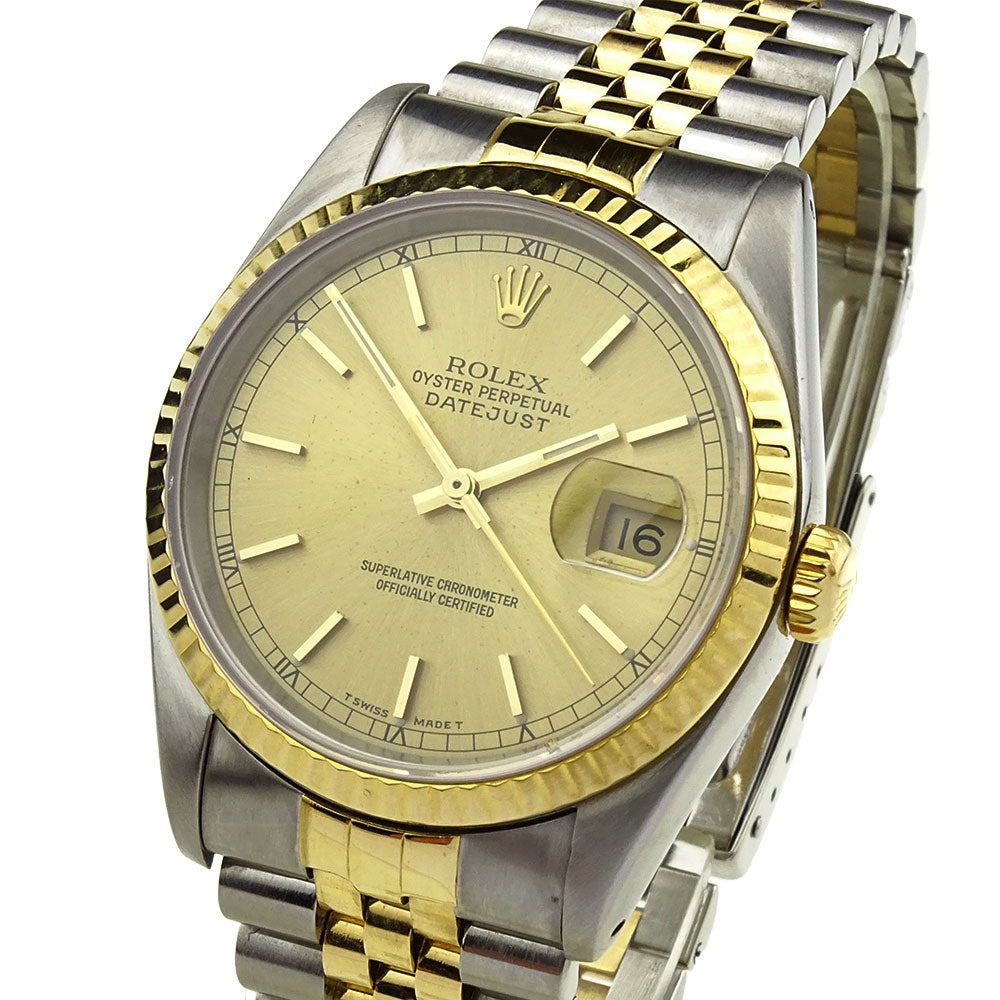 Rolex Datejust Oyster Perpetual Steel and Gold 16233