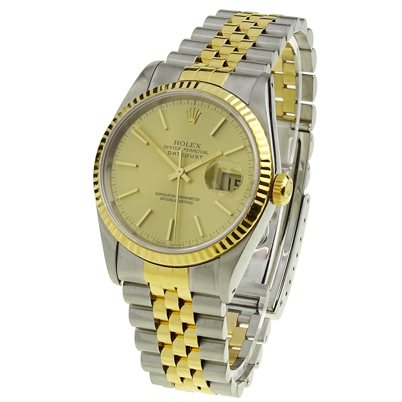 Rolex Datejust Steel and Gold 16233