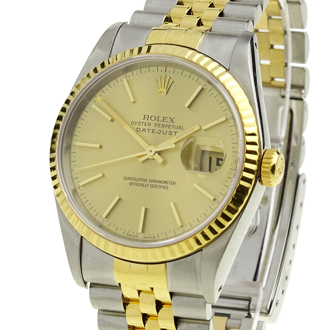 Rolex Datejust Steel and Gold 16233