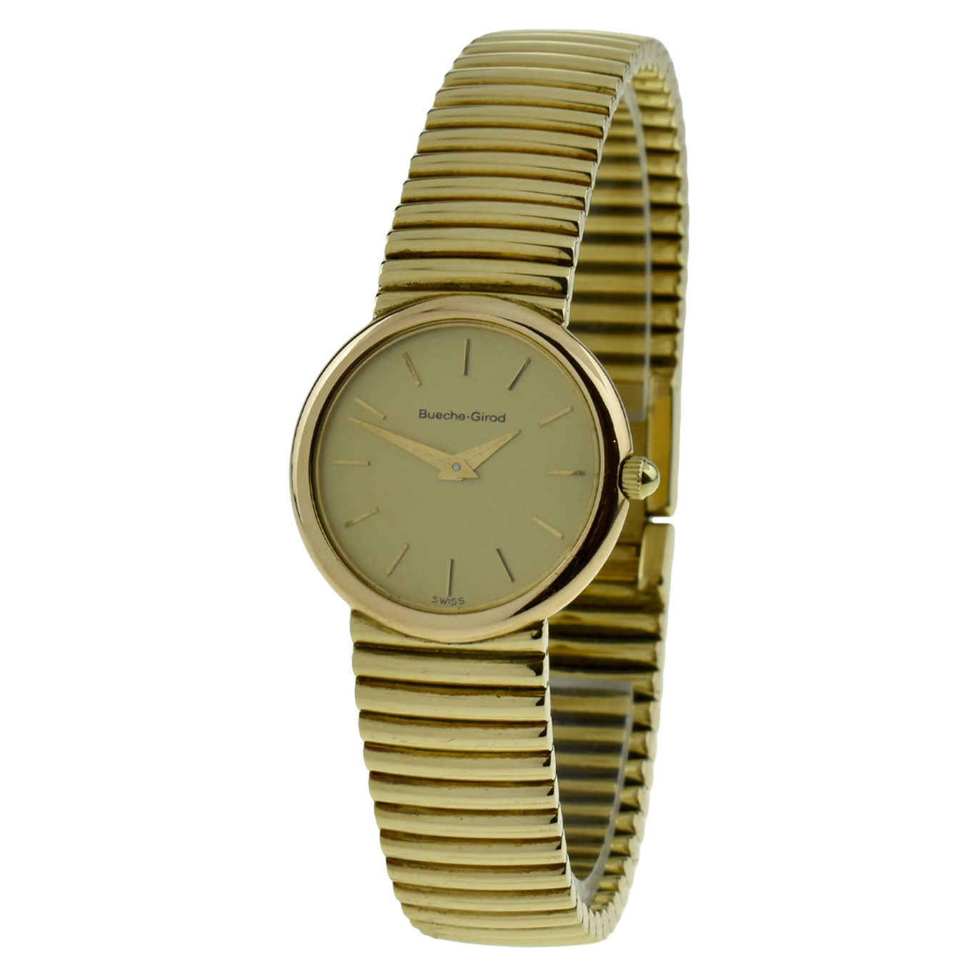 Bueche-Girod 9ct Gold Quartz Wristwatch