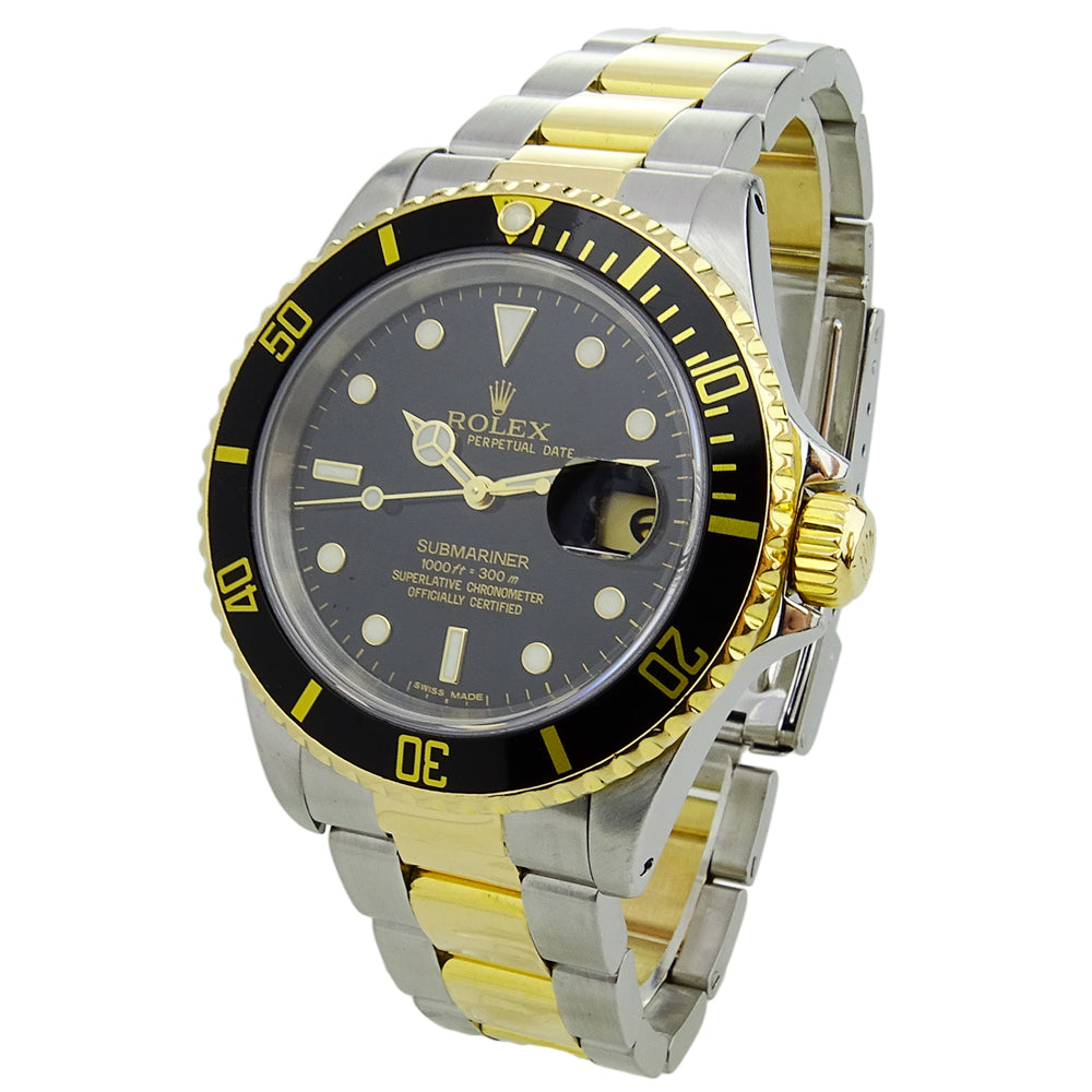 Rolex Submariner Date Steel &amp; Gold 16613