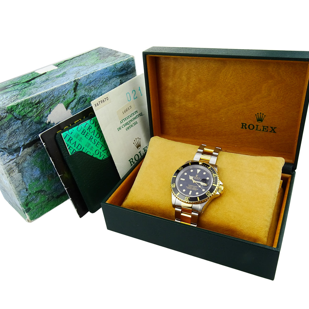Rolex Submariner Date Steel &amp; Gold 16613