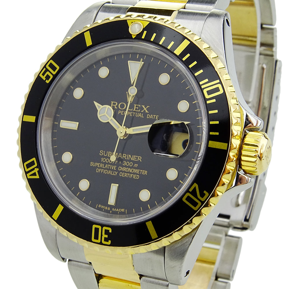 Rolex Submariner Date Steel &amp; Gold 16613