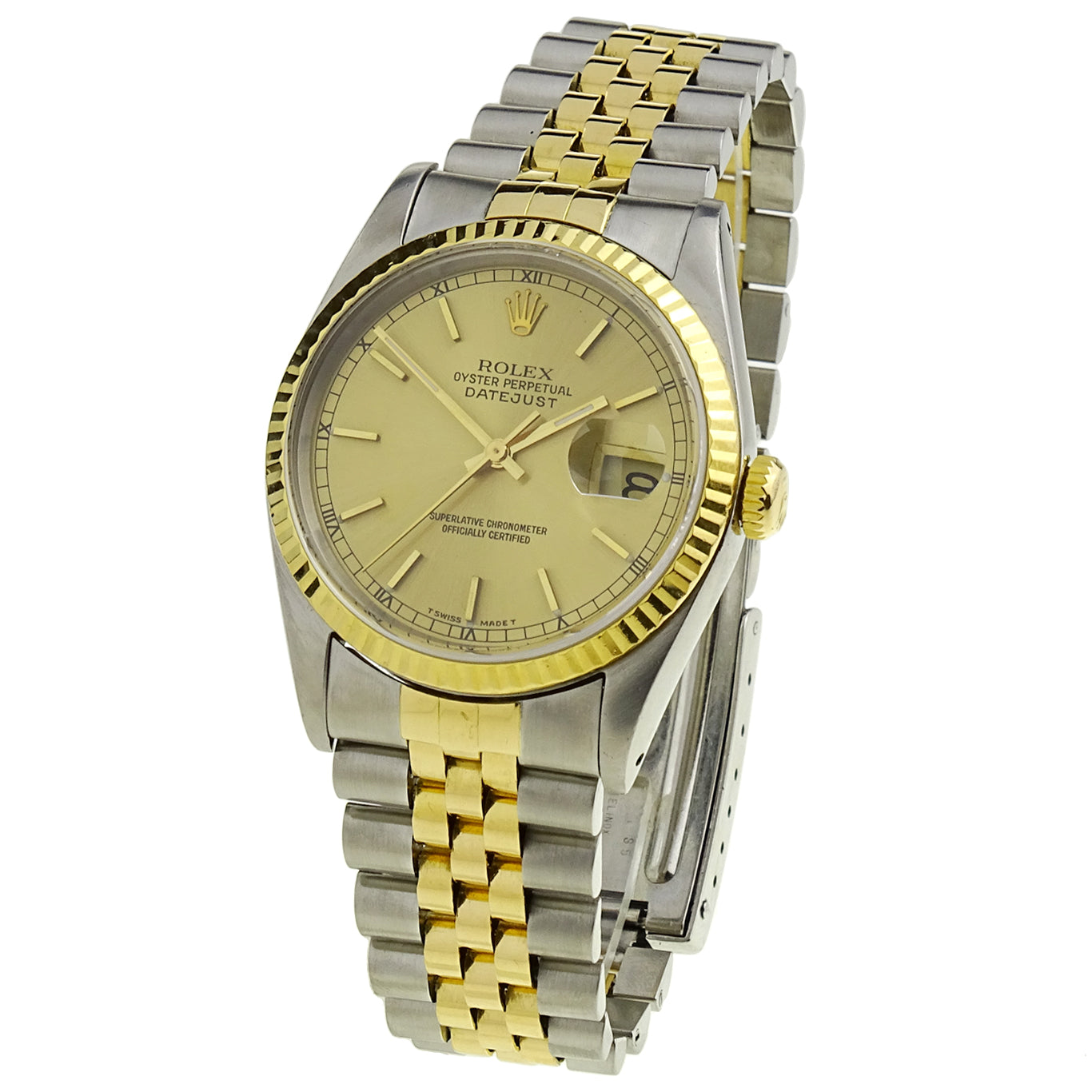 Rolex Datejust Oyster Perpetual Steel and Gold 16233