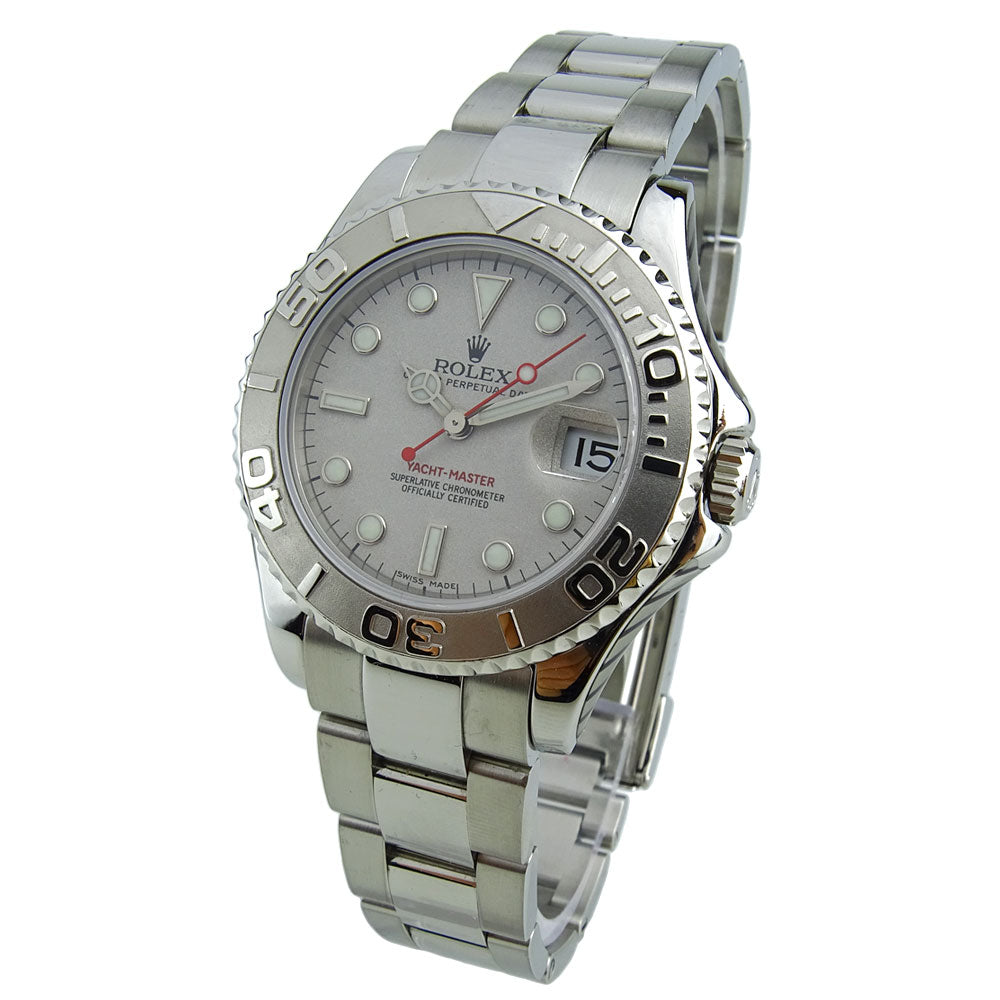 Rolex Yacht-Master Mid Size Stainless Steel &amp; Platinum 168622