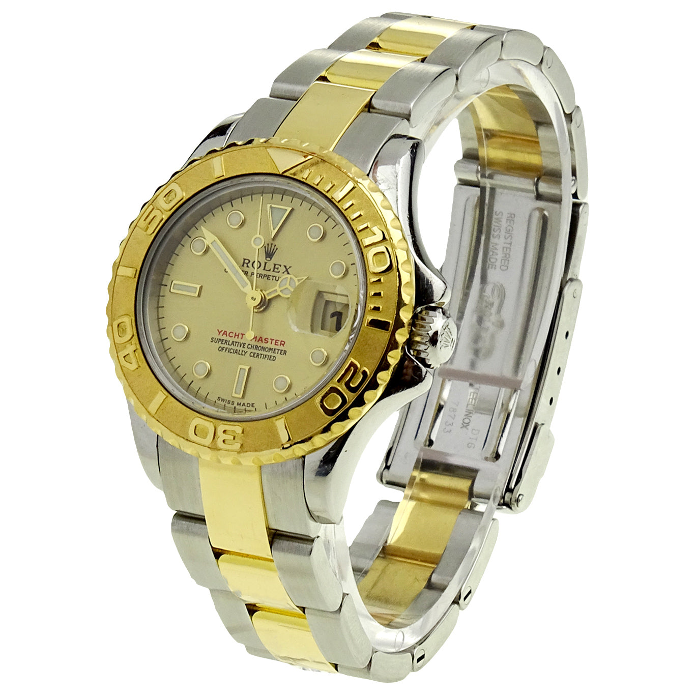 Rolex Lady Yacht-Master Steel & Gold 169623 at Parkers Jewellers