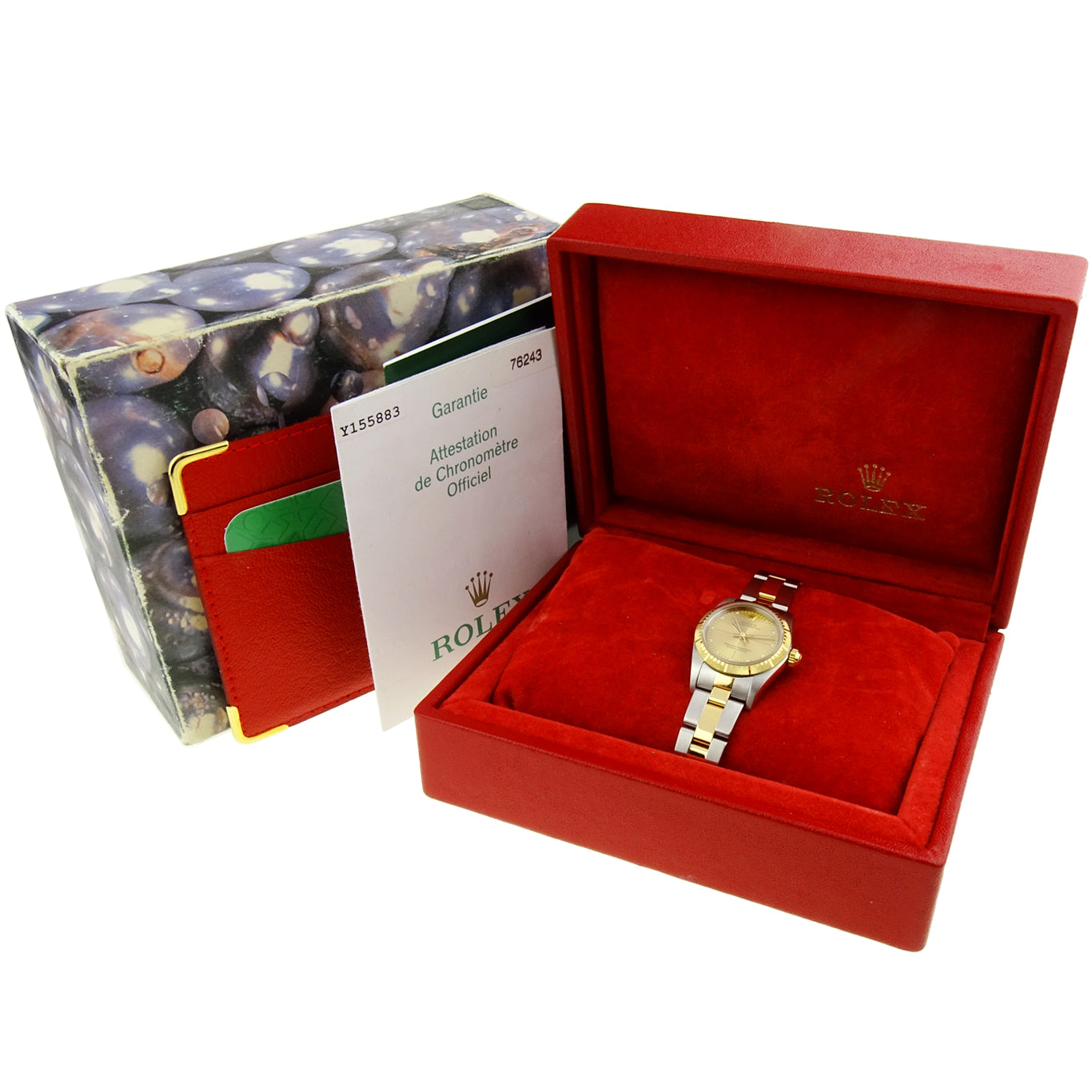 Rolex Oyster Perpetual Steel and Gold 76243
