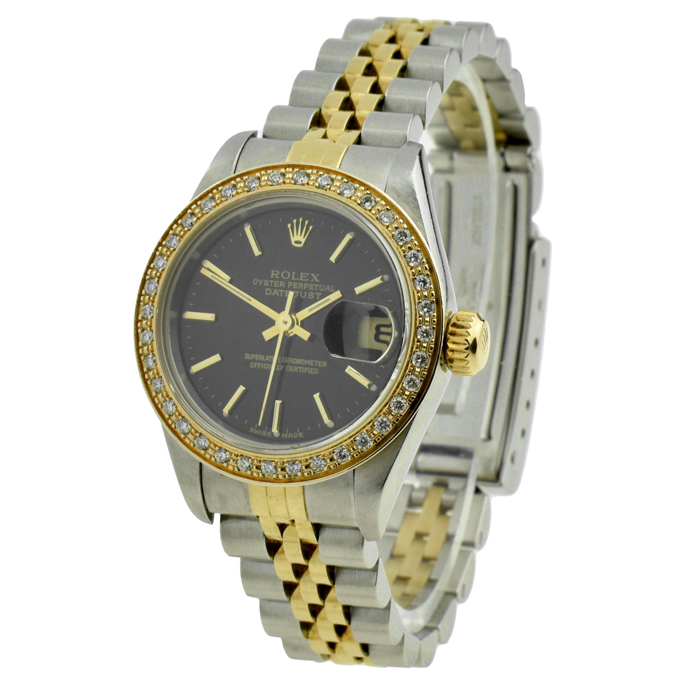 Rolex Lady Datejust Steel &amp; Gold Diamond Set 79173