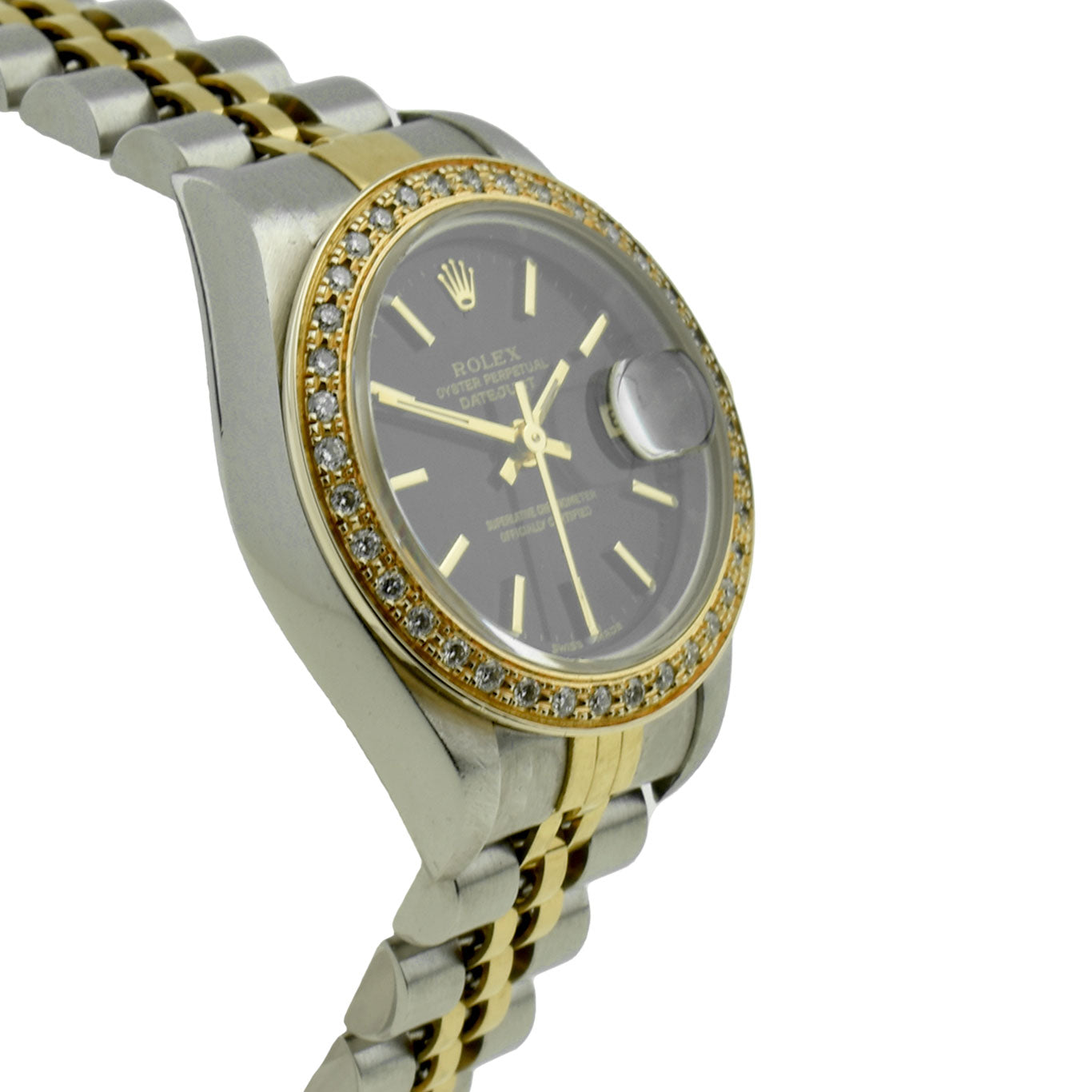 Rolex Lady Datejust Steel &amp; Gold Diamond Set 79173