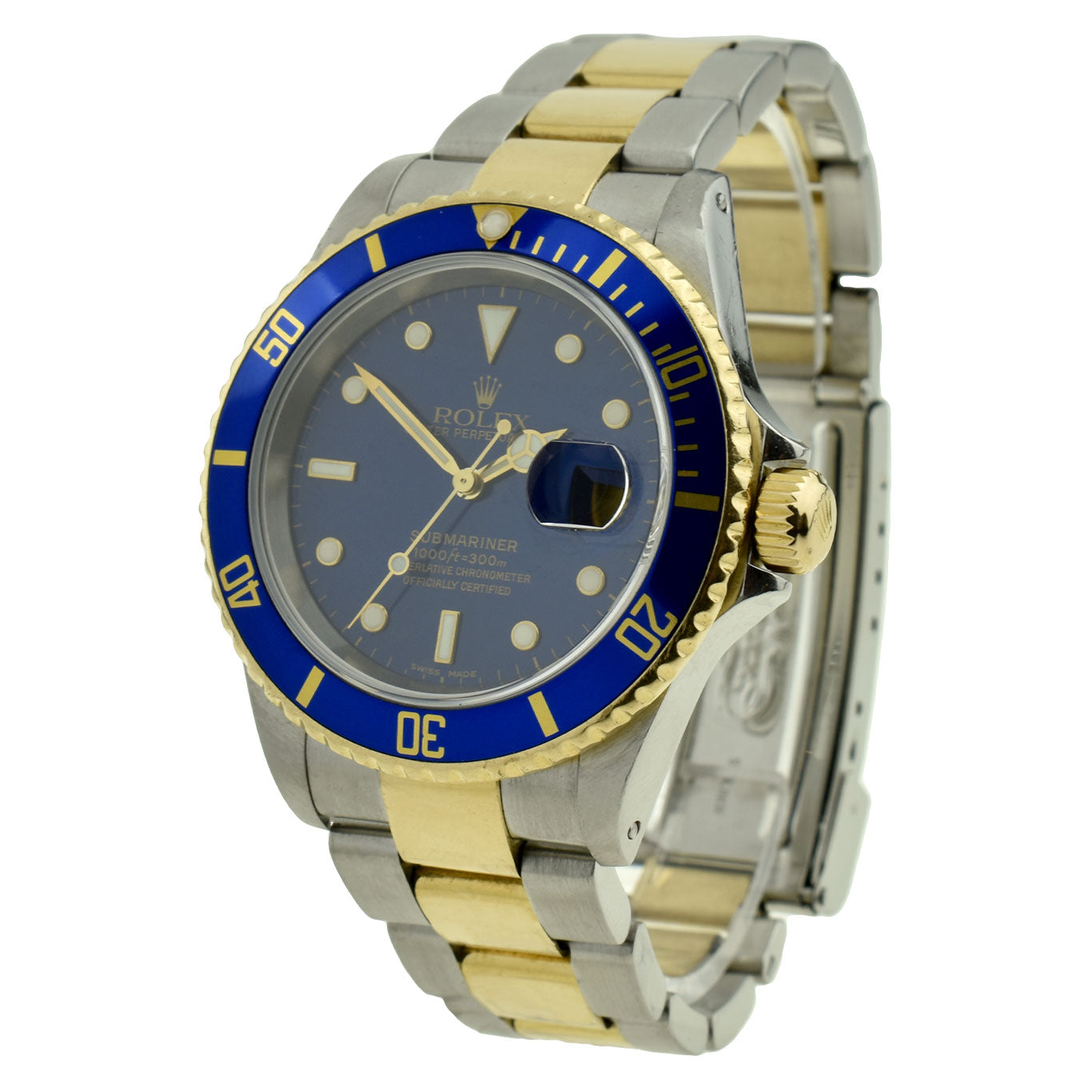 Rolex Submariner Date Oyster Perpetual Steel & Gold 16613 at Parkers Jewellers