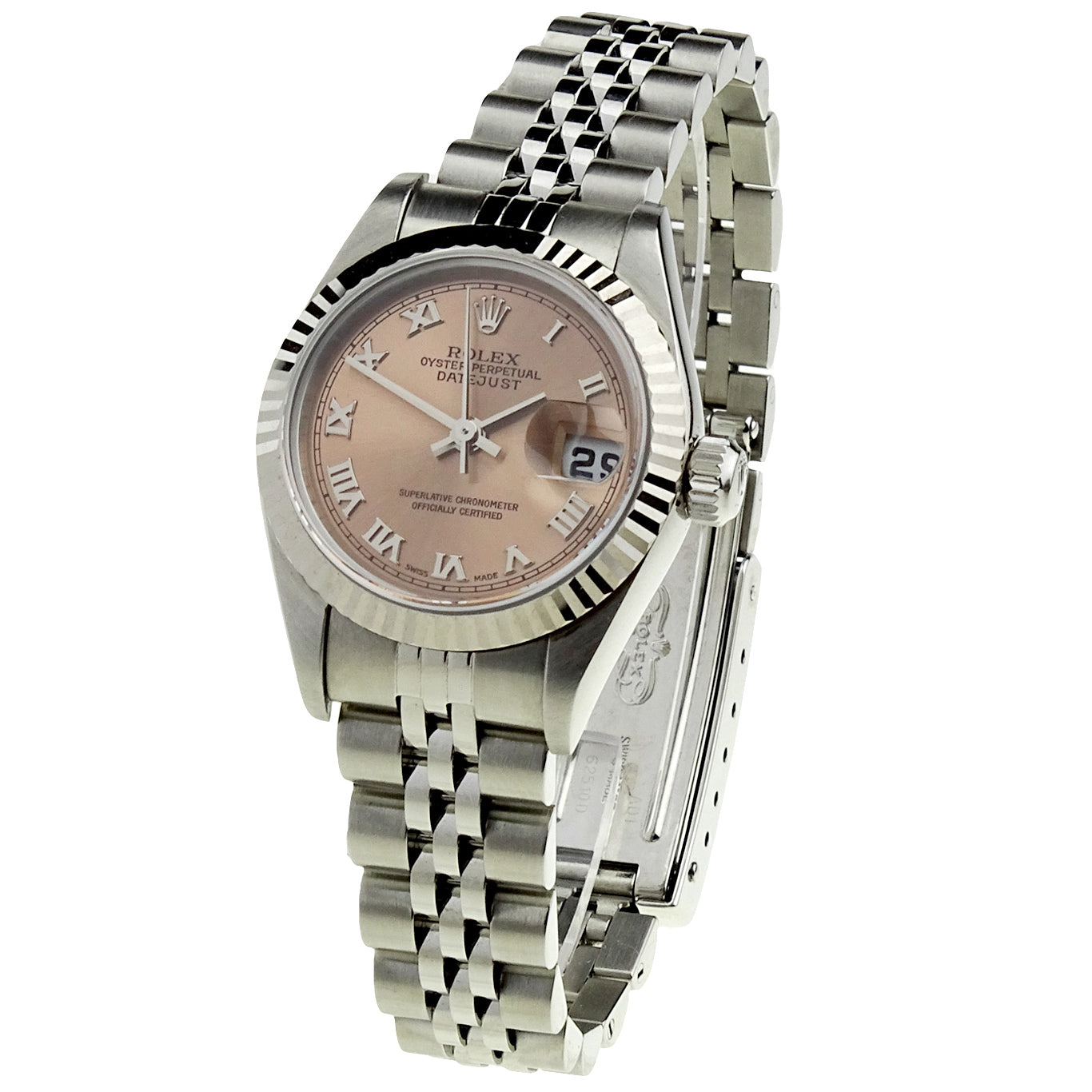 Rolex Lady Datejust Steel &amp; White Gold Bezel 79174