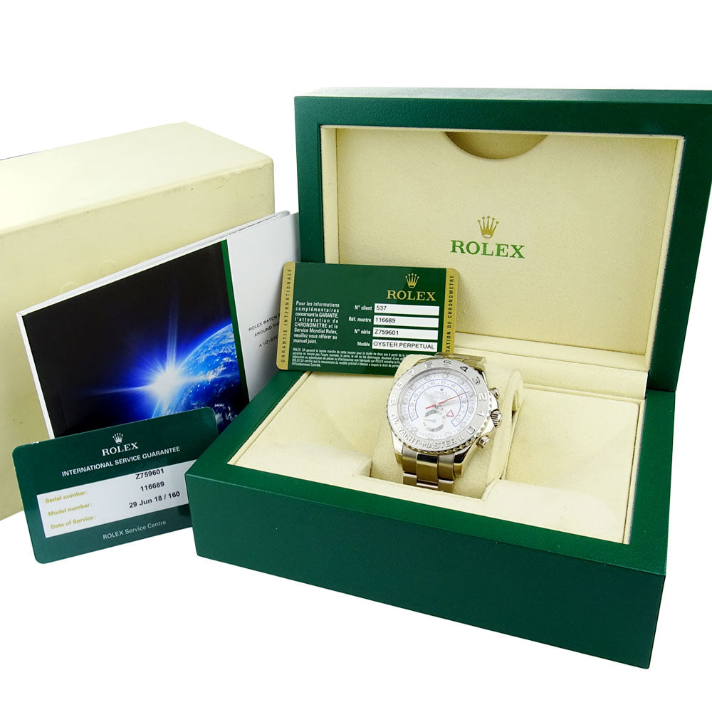 Rolex Yacht-Master II 18k White Gold 116689