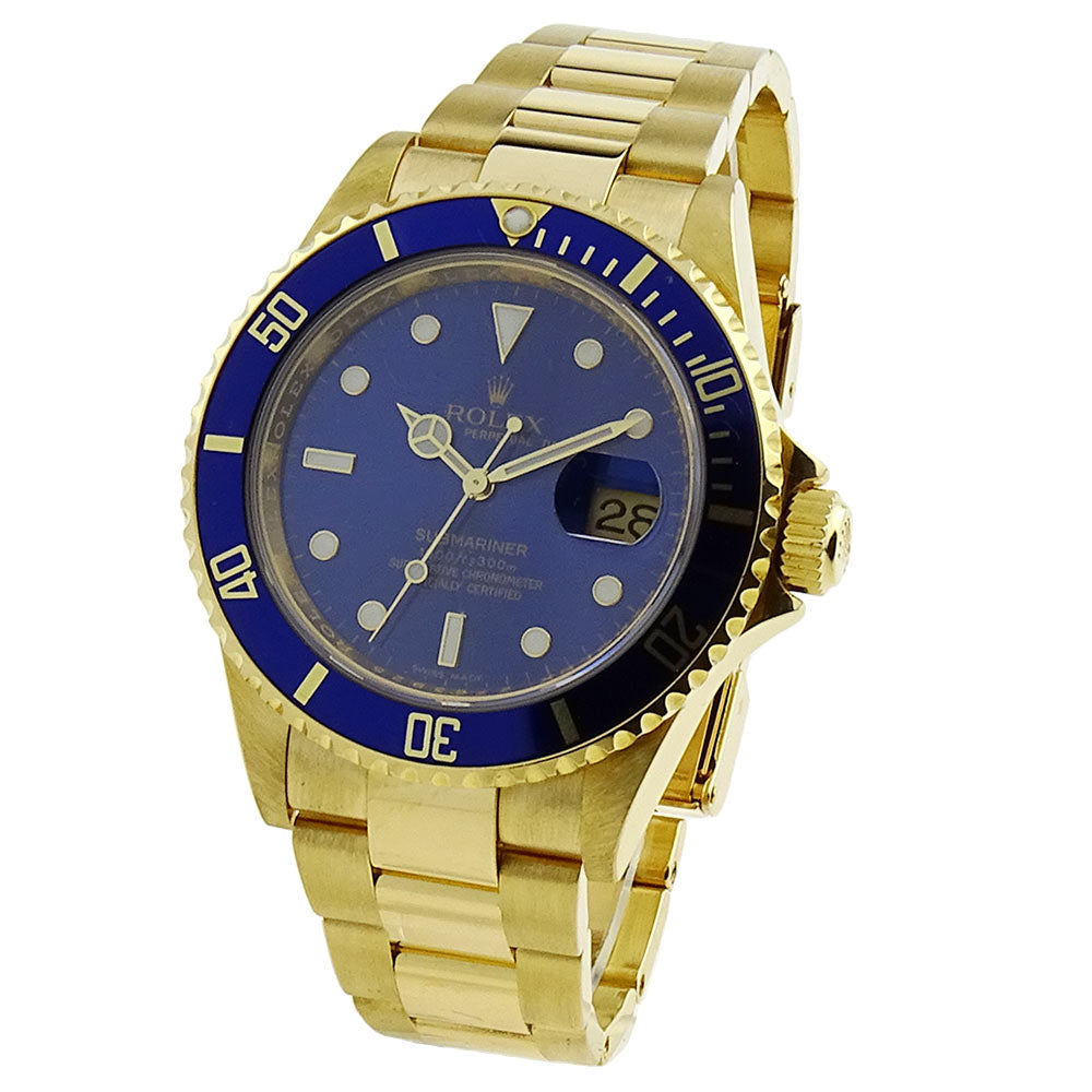Rolex Submariner 18ct Gold 16618