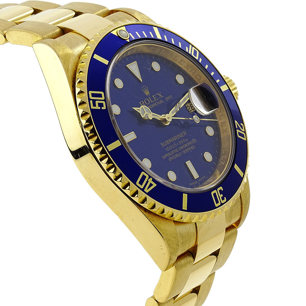Rolex Submariner 18ct Gold 16618
