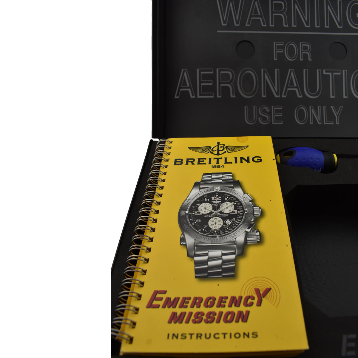 Breitling Emergency Black Watch Box
