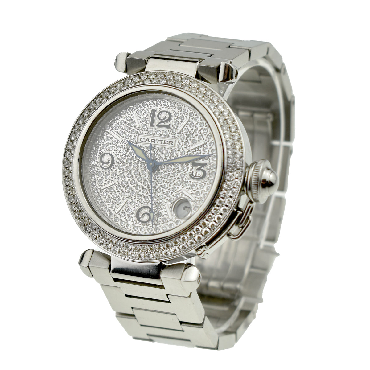 Cartier Pasha Diamond Set Bezel & Dial