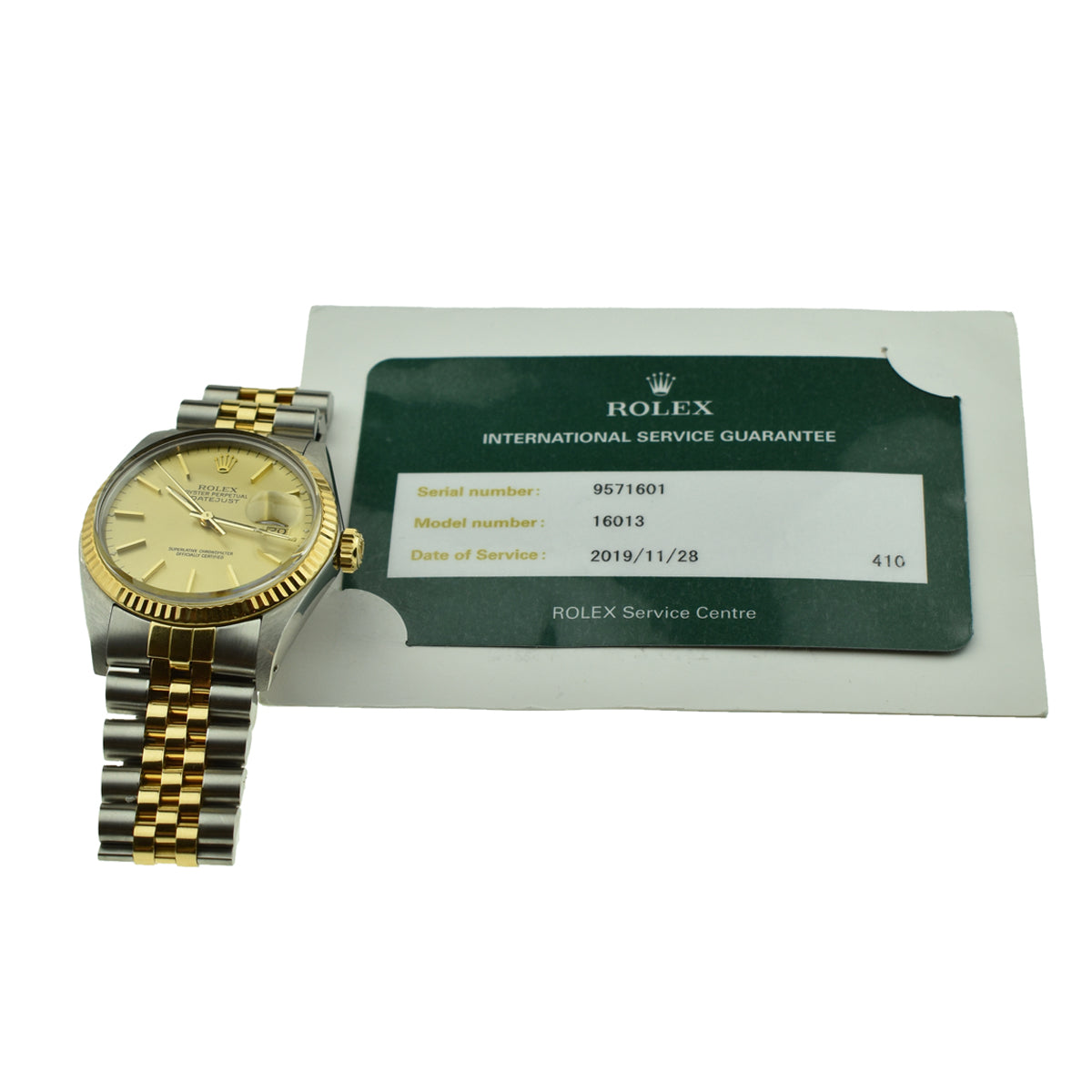 Rolex Datejust Stainless Steel &amp; Gold 16013