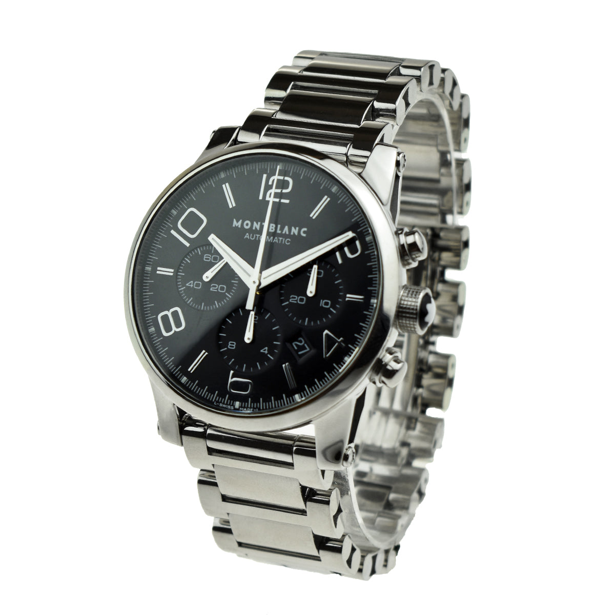 Mont Blanc Timewalker Chronograph Black & Steel