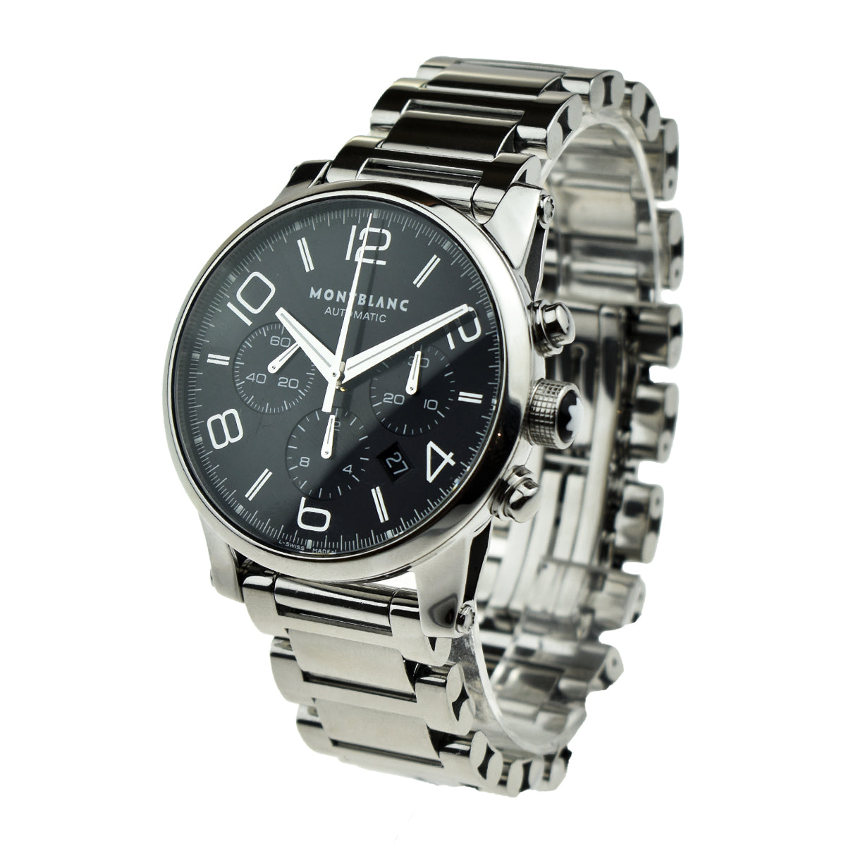 Mont Blanc Timewalker Chronograph Black & Steel