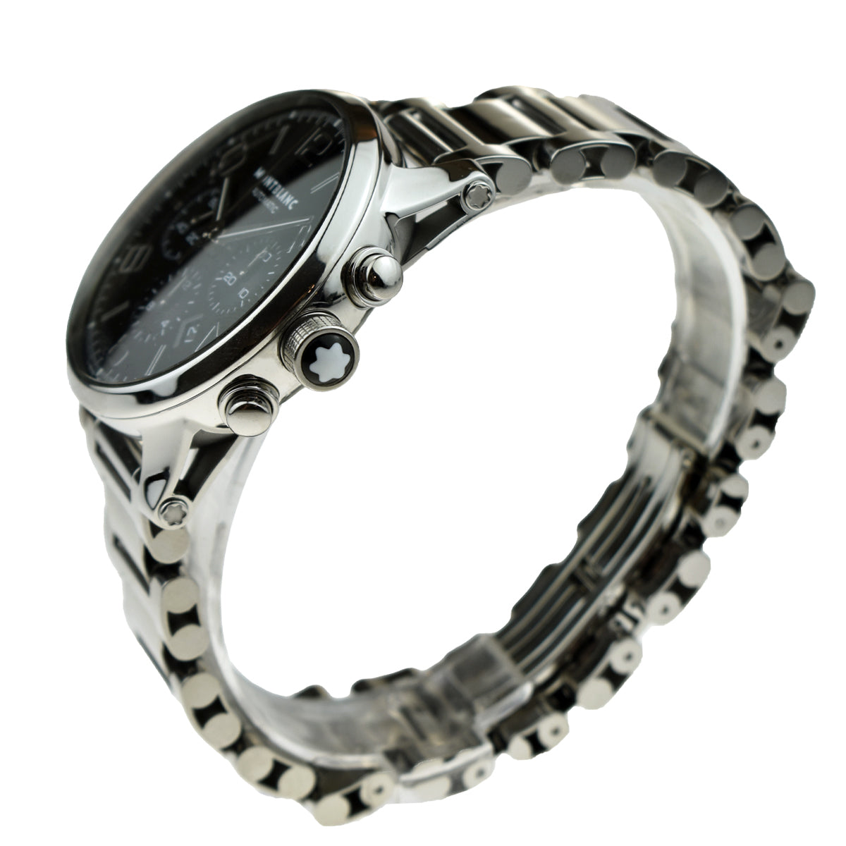 Mont Blanc Timewalker Chronograph Black & Steel