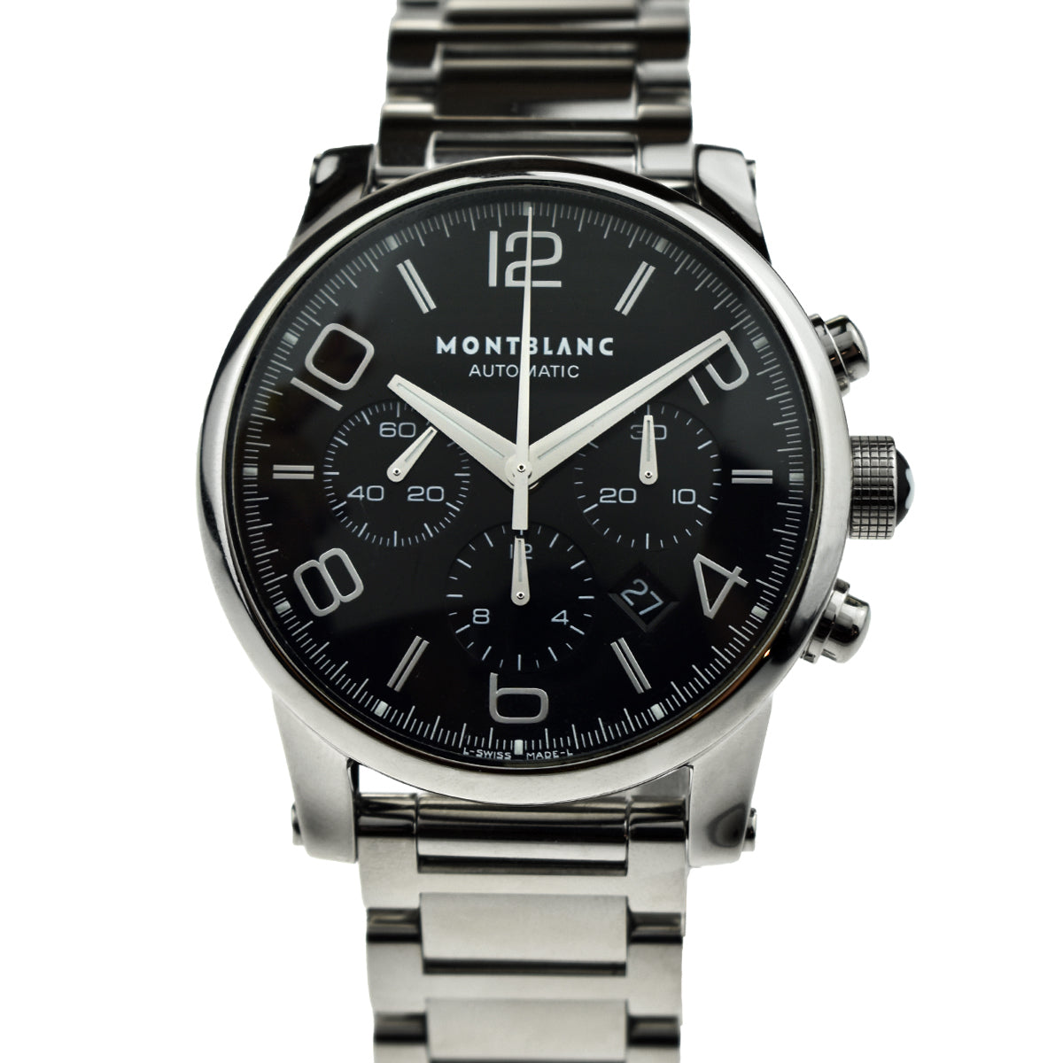 Mont Blanc Timewalker Chronograph Black & Steel