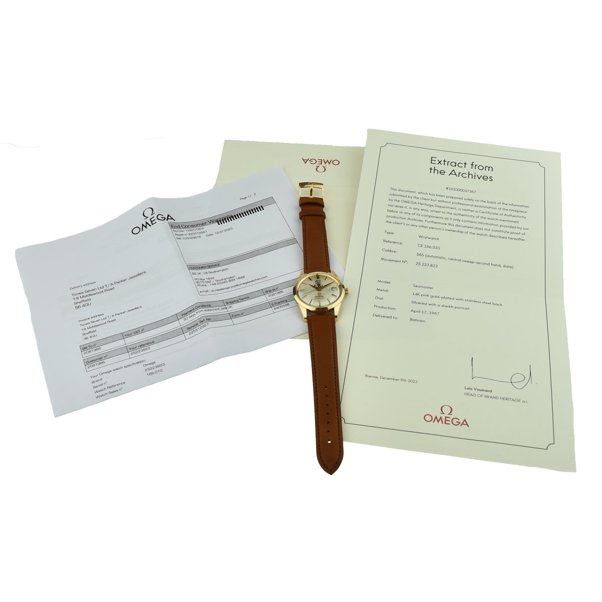 Omega Seamaster Sheikh Isa Bin Salman Al Khalifa CE 166.010