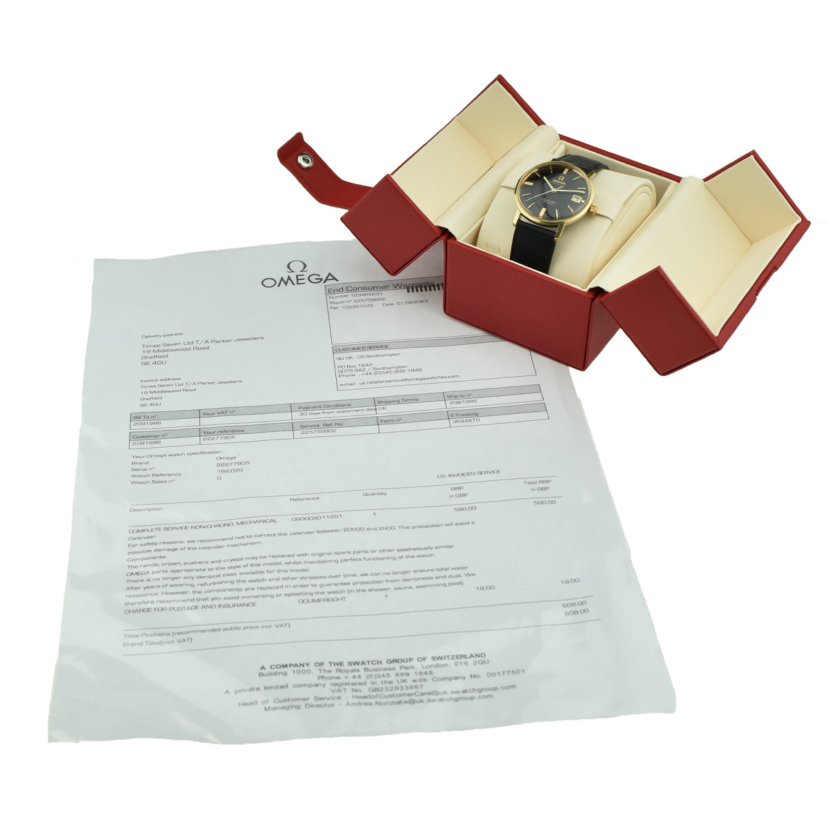 Omega Seamaster De Ville Vintage Date Wristwatch