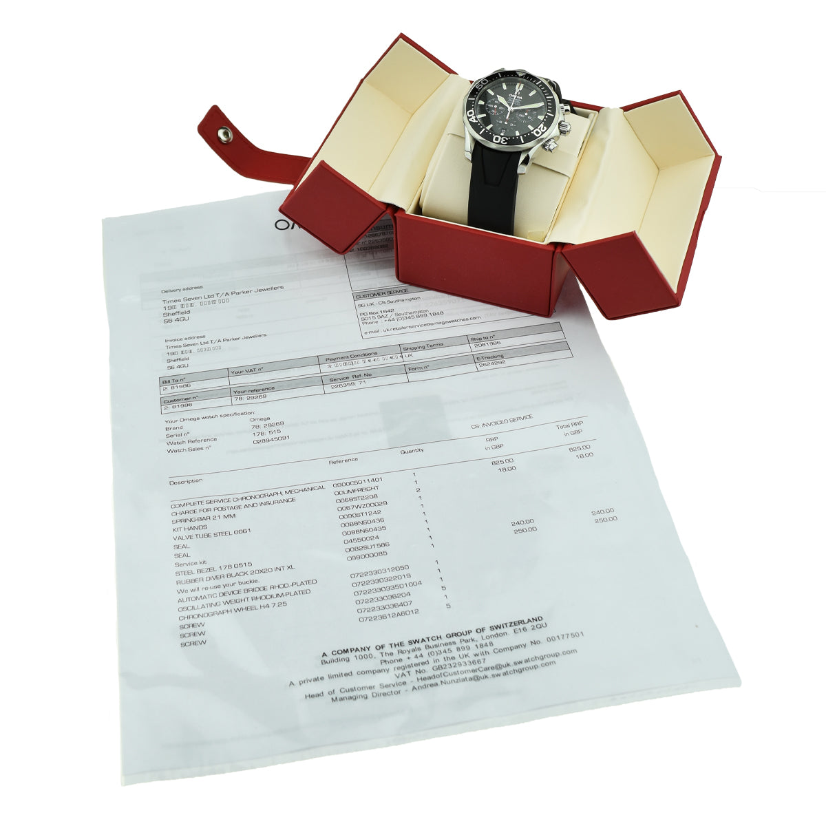 Omega Seamaster Chrono Americas Cup 2894.50.91