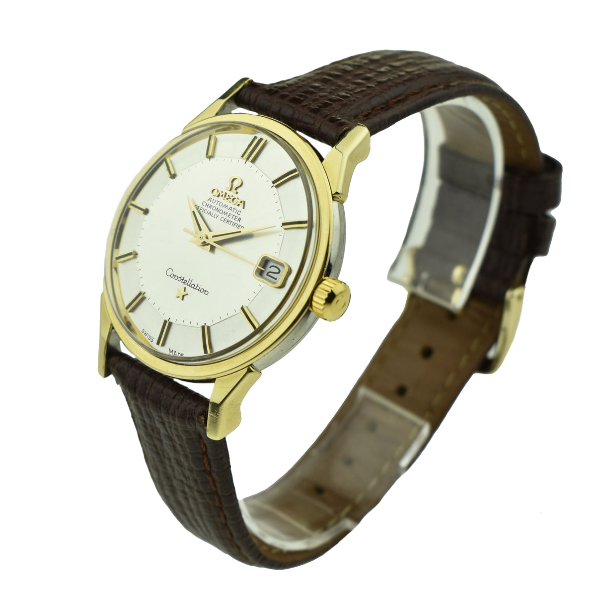 Omega Constellation 'Pie-Pan' Gold Cap Vintage