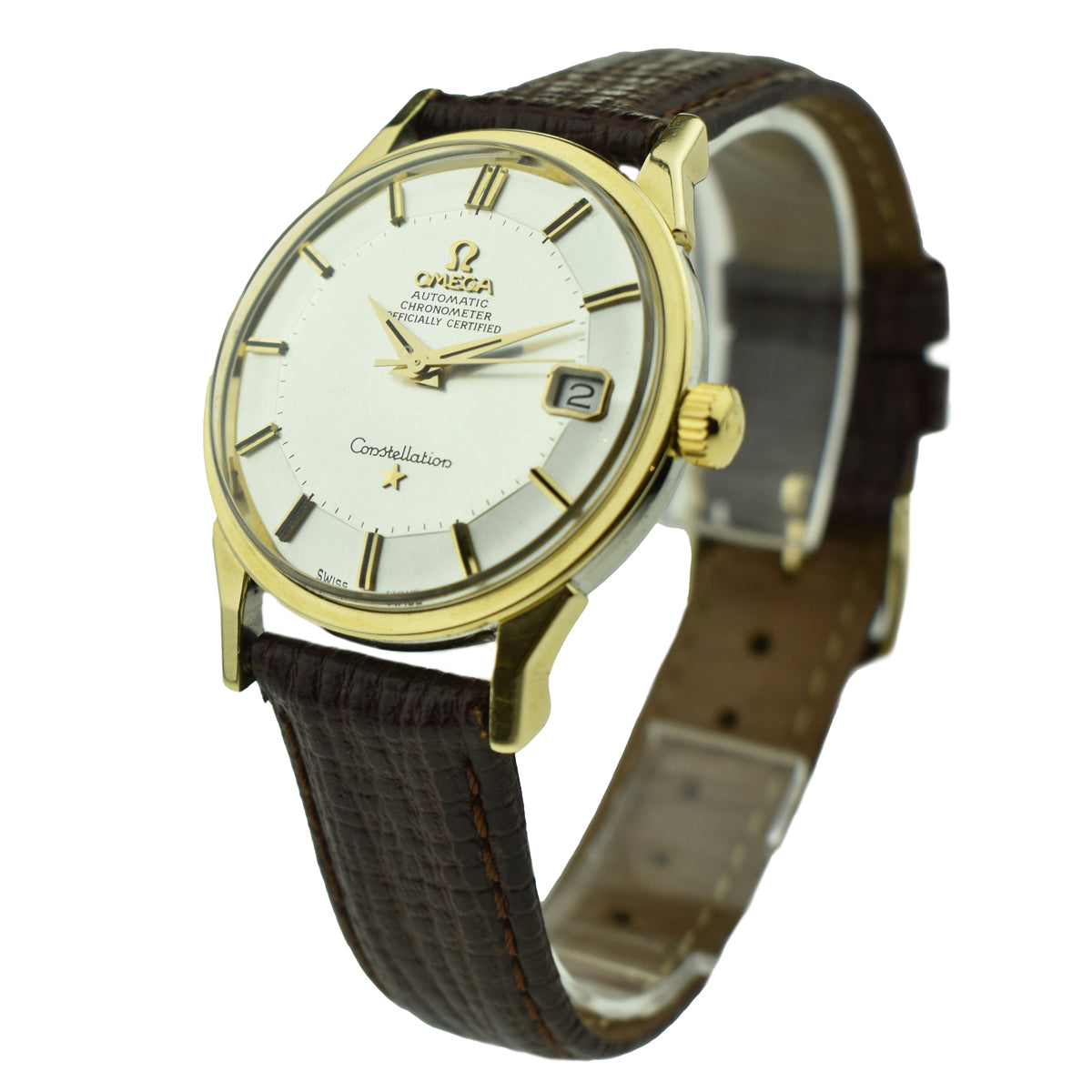 Omega Constellation 'Pie-Pan' Gold Cap Vintage