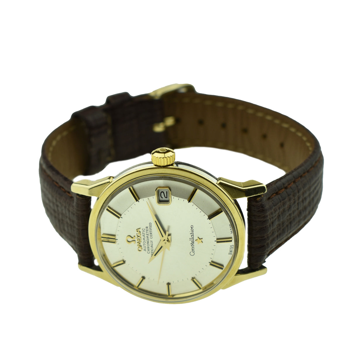 Omega Constellation 'Pie-Pan' Gold Cap Vintage