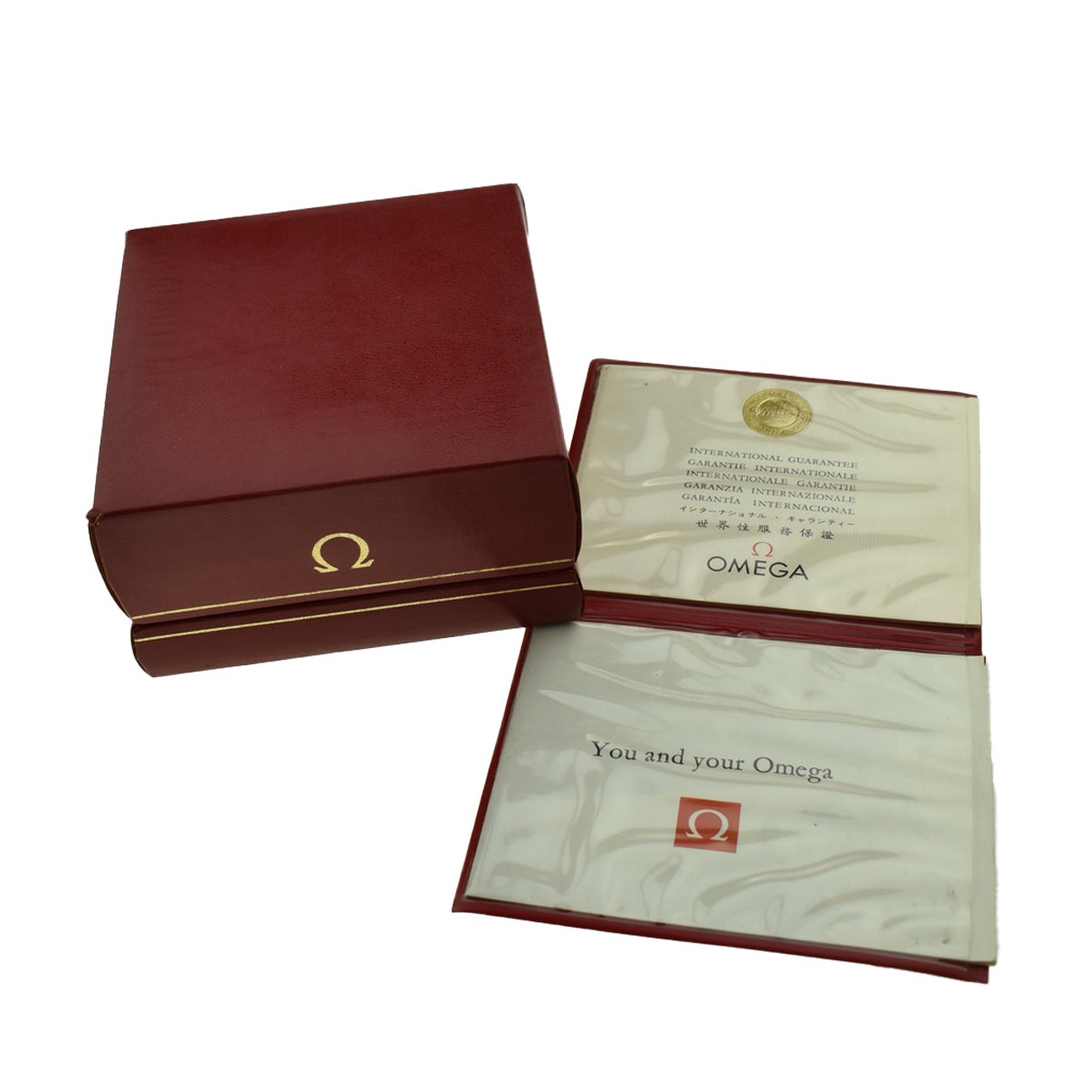 Omega Vintage Red 1960 / 1970's Wristwatch Box